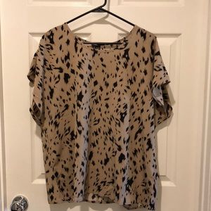 Woman Animal Print Blouse